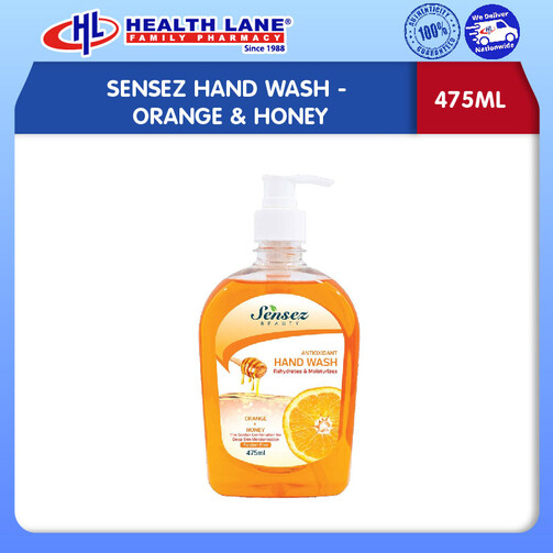 SENSEZ HAND WASH ORANGE & HONEY (475ML) (DISC)